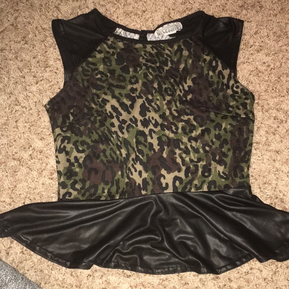 cute leopard top